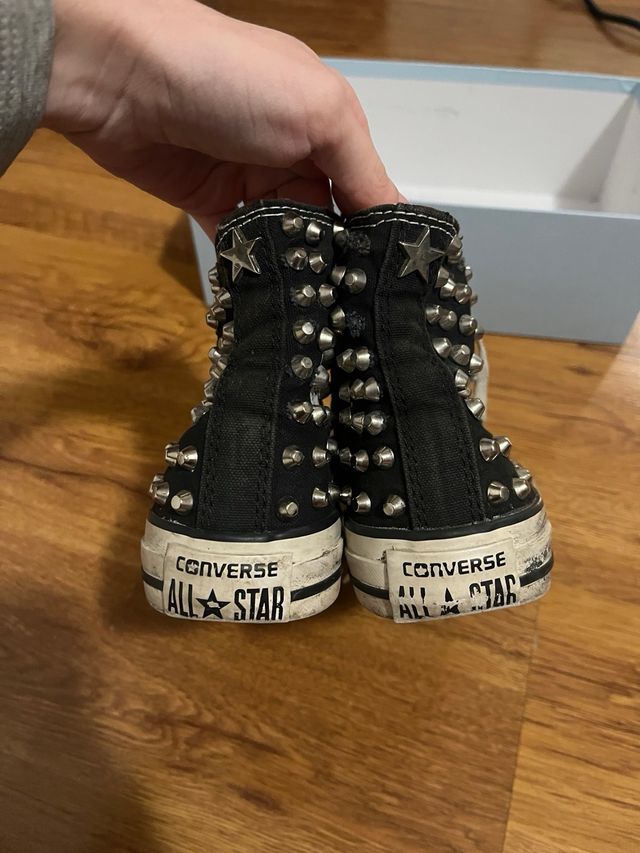 Converse All Star borchie nere