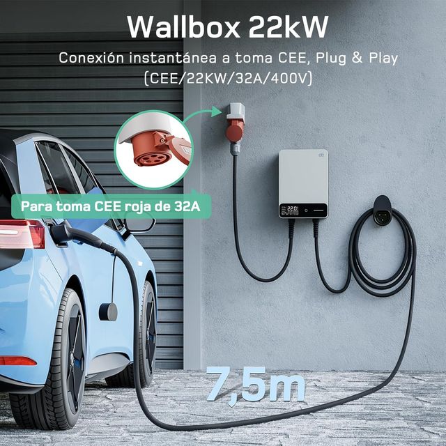 Cargador Coche Eléctrico 22KW dé