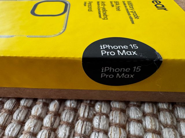 Funda iPhone 15 Pro Max RHINOSHIELD Transparente