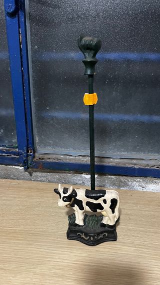 Cierra Puertas Vaca Hierro Fundido