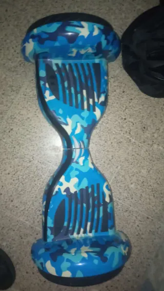 Hoverboard diseño  camuflaje militar blue