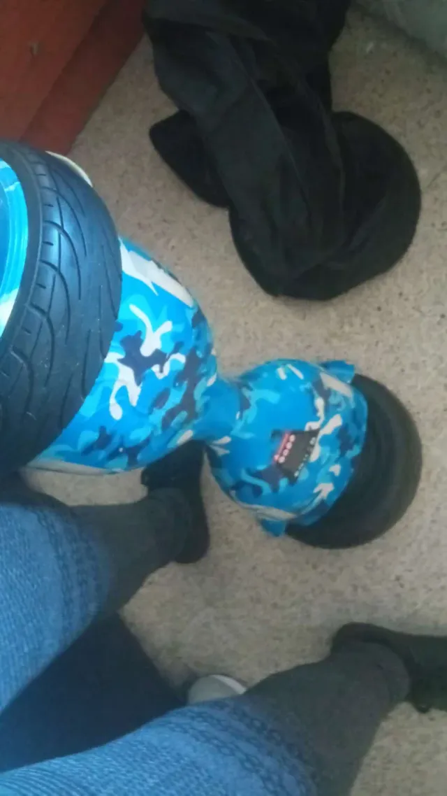 Hoverboard diseño  camuflaje militar blue