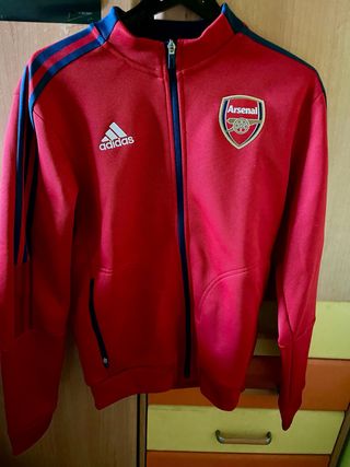 Chaqueta Pre-Partido Arsenal Adidas Roja