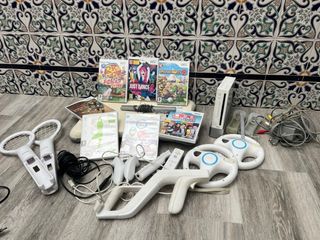 Lote Consola Wii + Accesorios + Juegos