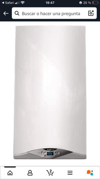 Caldera Ariston 3301322 NUEVA y chimenea