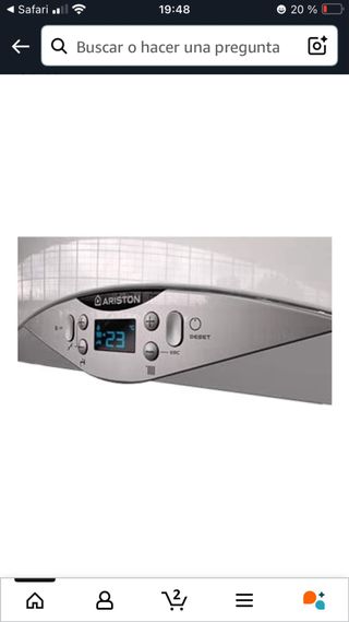 Caldera Ariston 3301322 NUEVA y chimenea