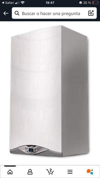 Caldera Ariston 3301322 NUEVA y chimenea