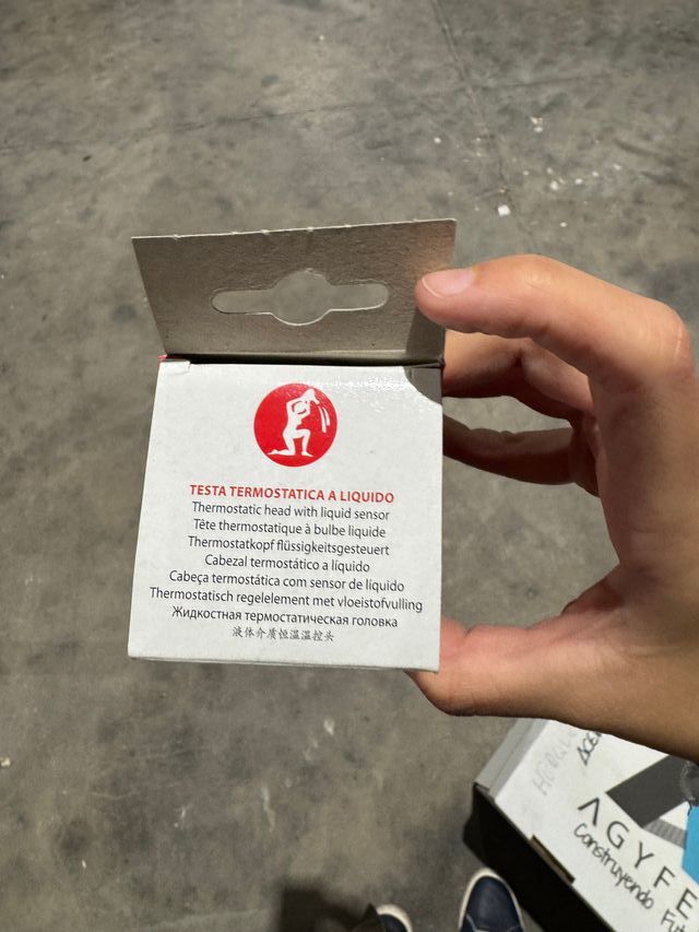 Válvula termostática para radiador