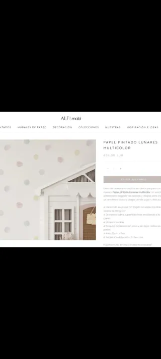 Papel pintado ALF & mabi infantil