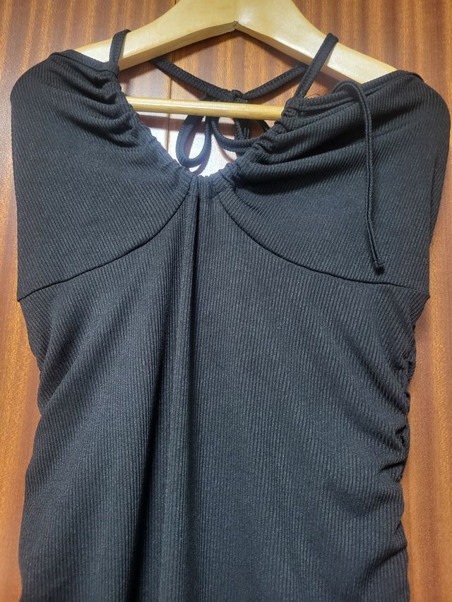 Pack 3 vestidos negros brillantes