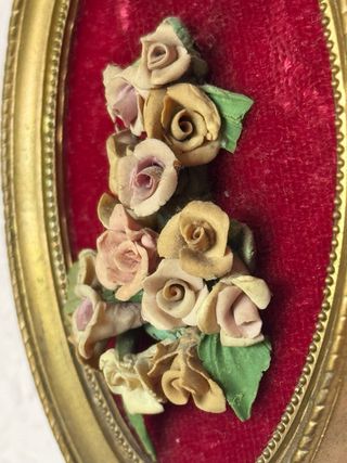 Cuadros flores tridimensionales vintage