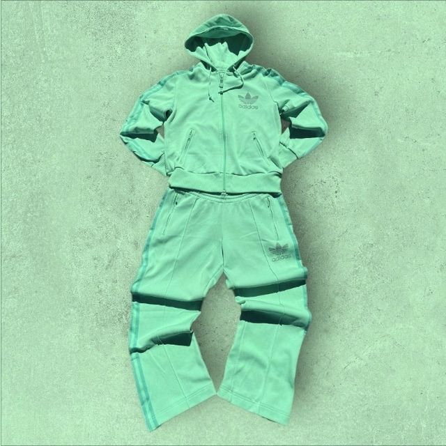 Conjunto Adidas Chándal Verde Mujer L Ref-90400