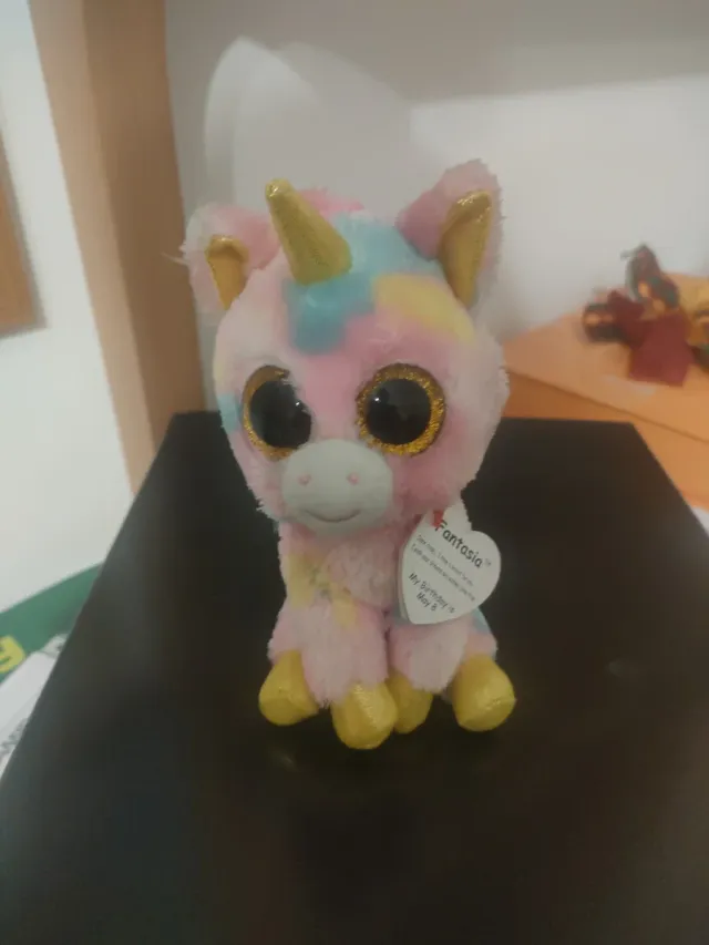 Peluche Unicornio y Jirafa Beanie Boos