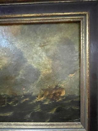 2 cuadros sobre lienzo inicio XX escuela holandesa