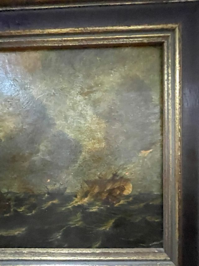 2 cuadros sobre lienzo inicio XX escuela holandesa