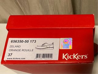 Zapatos Kickers Piel Naranja T.37