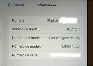 iPad 5ª Gen 32GB Wi-Fi Blanco