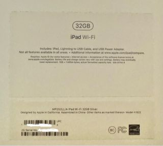 iPad 5ª Gen 32GB Wi-Fi Blanco