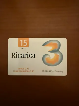 Ricarica 15 euro - Mobile Video Company