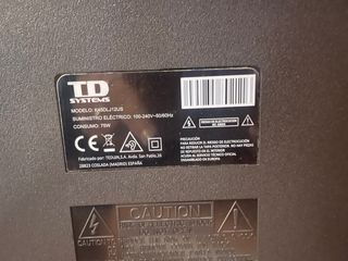 Televisión TD systems Negra