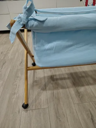 Mini cuna con colchón