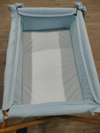 Mini cuna con colchón