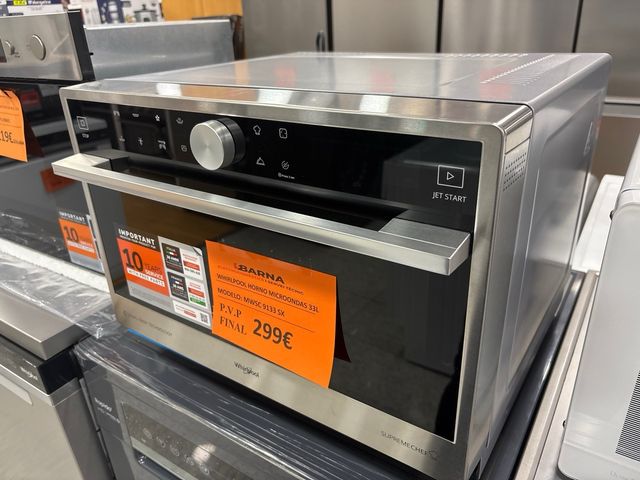 Horno Microondas Whirlpool MWSC 9133 SX