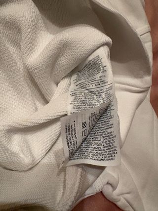 Felpa Nike Bianca Logo Zigzag Taglia L