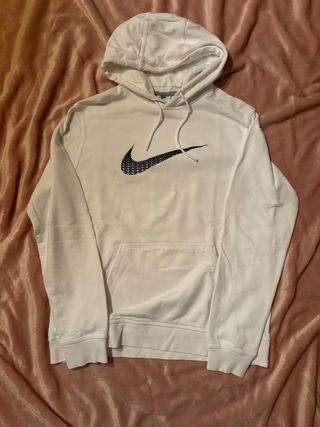 Felpa Nike Bianca Logo Zigzag Taglia L