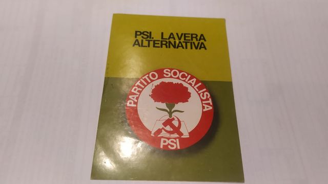 Adesivo Vintage PSI Partito Socialista