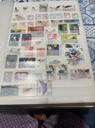 Sellos Aves matasellados