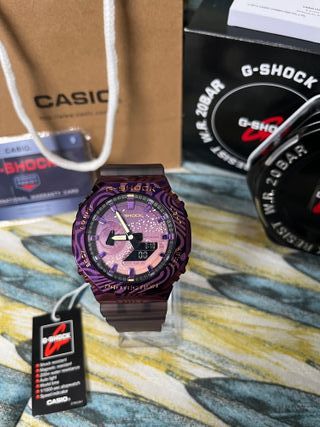Casio G-shock morado metálico
