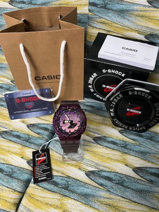 Casio G-shock morado metálico
