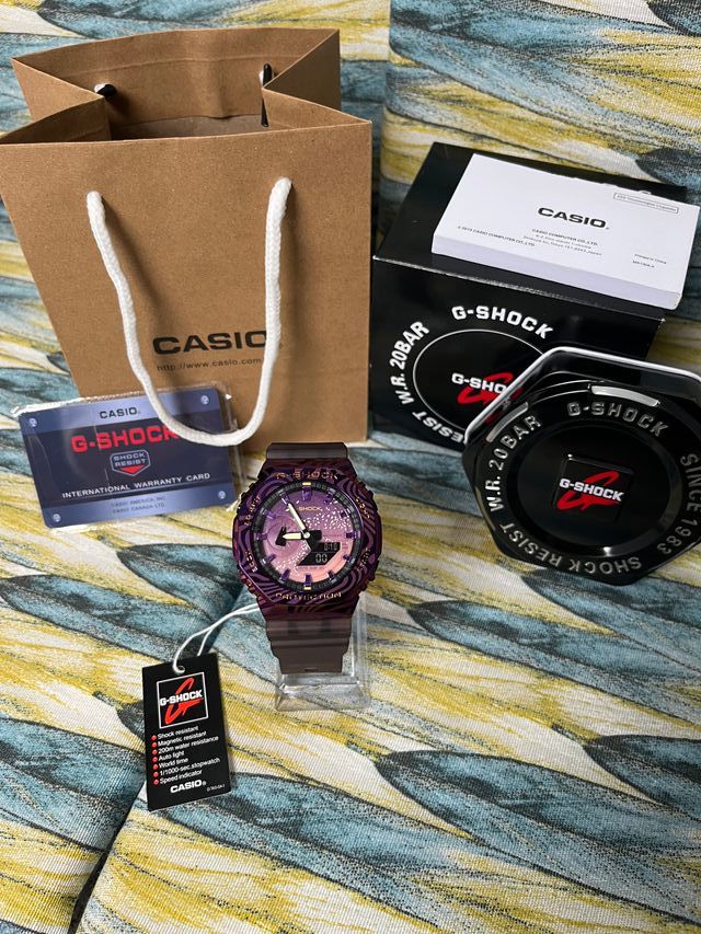 Casio G-shock morado metálico