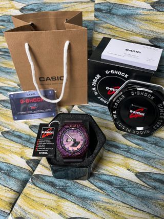 Casio G-shock morado metálico