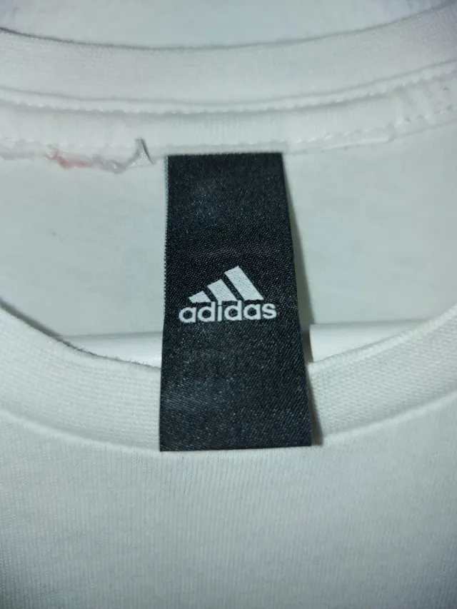 Camiseta Adidas Logo Camuflaje Azul Blanca