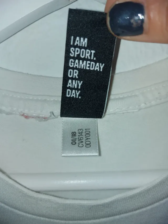 Camiseta Adidas Logo Camuflaje Azul Blanca