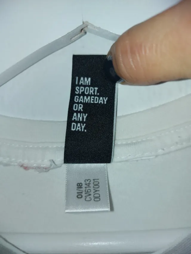 Camiseta Adidas Logo Camuflaje Azul Blanca