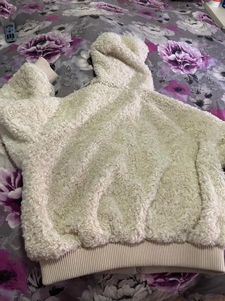 Cazadora Zara Beige Borreguito