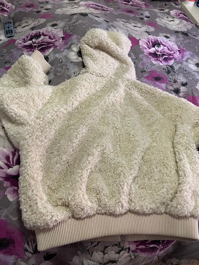 Cazadora Zara Beige Borreguito