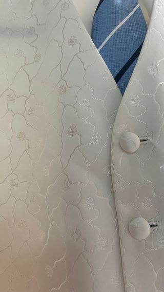 Traje Capitán Marinero Niño Blanco Azul Talla 10