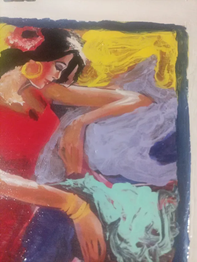 Lienzo Bailarina Flamenco Acrílico