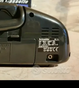 Radio Cassette Portatile Schneider RC 14
