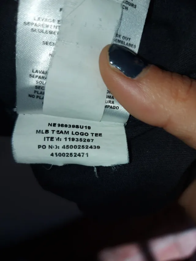 Camiseta New Era Yankees Negra