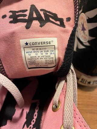 Converse All Star EAB negras alas blancas