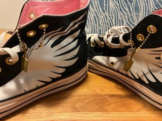 Converse All Star EAB negras alas blancas