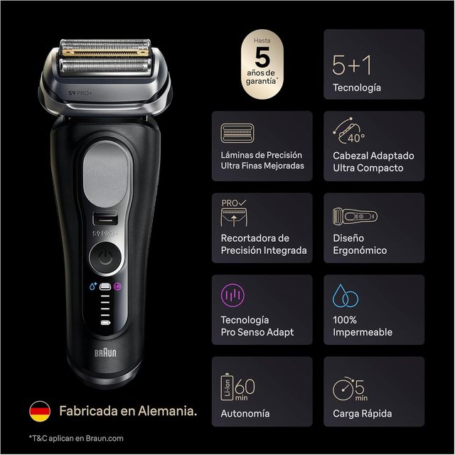 Afeitadora Braun Series 9 PRO+