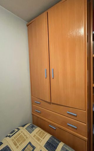 Habitación completa juvenil madera con cajones