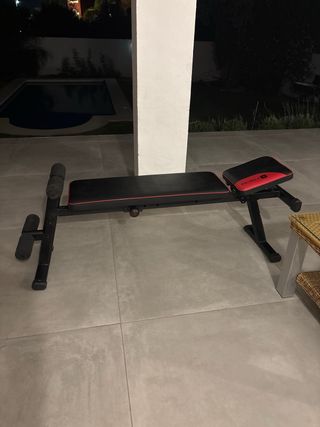 Banco de pesas ajustable