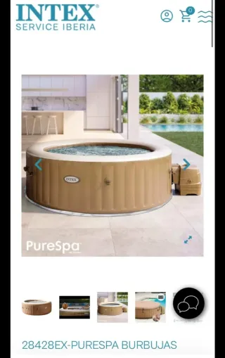 Jacuzzi Intex Pure Spa Hinchable 6 personas.NUEVO!